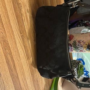 Black coach bag